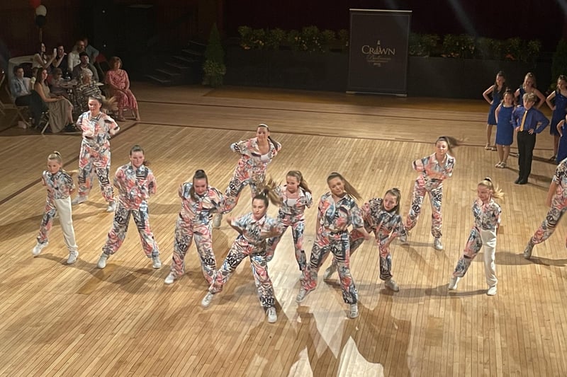 Another dazzling routine from the Crown Ballroom youngsters