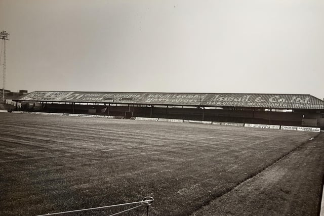 The East Paddock as it was in February 1987