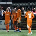 One Blackpool player features in the League One most valuable XI. (Image: Camerasport)