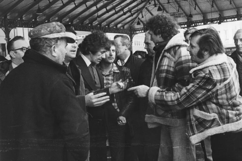 Winter of discontent, January 1979. Bitter arguments erupted during an informal meeting of local lorry drivers