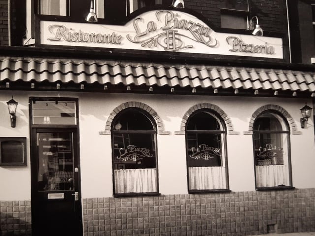 La Piazza, in Red Bank Road back in the 1990s. It's still a popular Italian restaurant