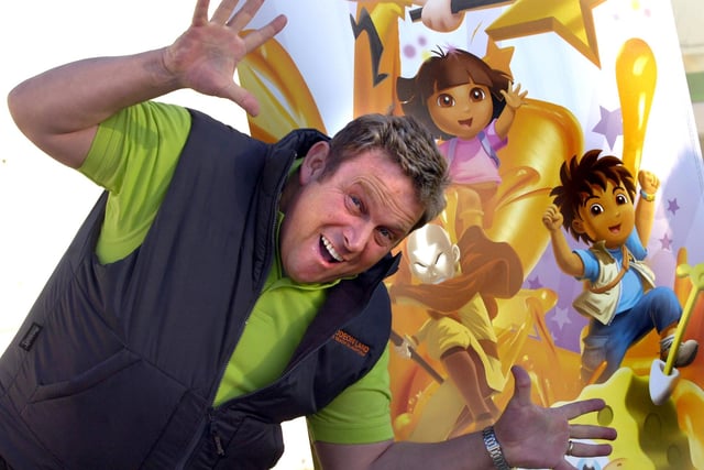 Antony Johns preparing for the opening of Nickelodeon Land