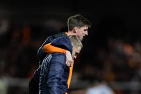 Jake Beesley limped off injured against Port Vale. He isn't expected to play for Blackpool for a few weeks. (Photographer Andrew Kearns / CameraSport)