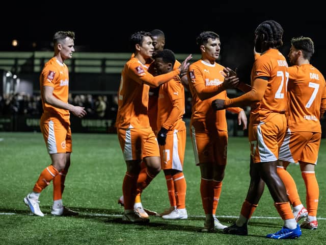 Blackpool overcame Bromley in the FA Cup (Photographer Andrew Kearns / CameraSport)