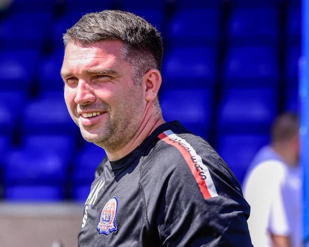 AFC Fylde assistant head coach Alex Kenyon Photo: AFC Fylde