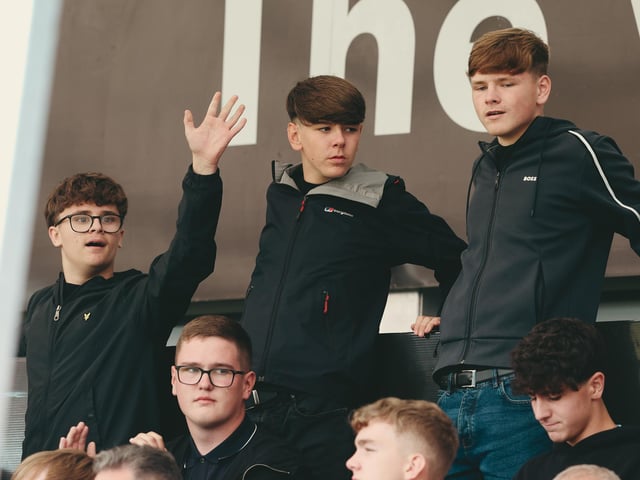 Seasiders supporters packed out the away end at Stockport.