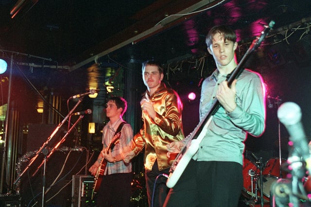 Rock quest 1998 winners, Cujo, performing in the grand final at the Tower Lounge