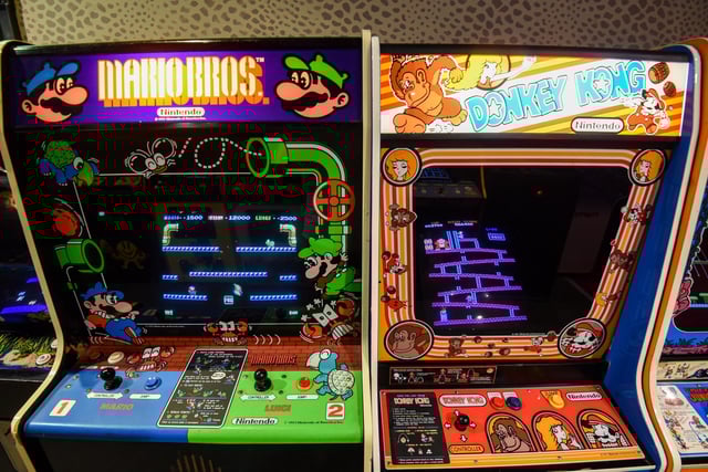 There are more than 200 games to choose from, including Donkey Kong and Mario Bros.