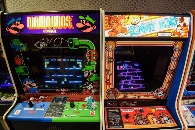 There are more than 200 games to choose from, including Donkey Kong and Mario Bros.