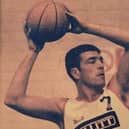 Author David Shaw in his basketball playing days in Blackpool in the 1990s