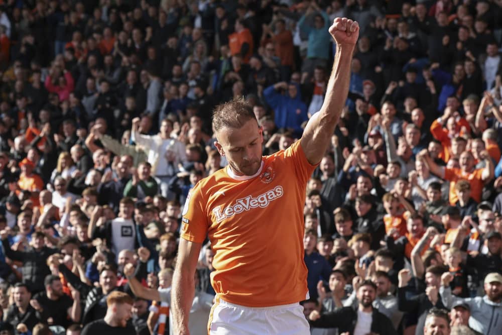 Jordan Rhodes scored a hat-trick in the win against Reading (Photographer Lee Parker/CameraSport)