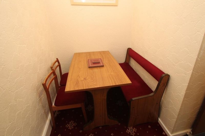 A handy dining area in the flat - or suitable for writing or board games