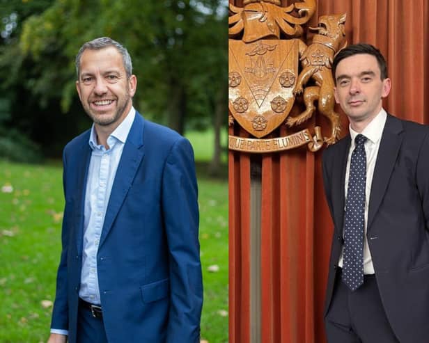 Chorley Council leader Alistair Bradley and the leader of Wyre Council, Michael Vincent, are different sides of the the divide over the future of local government in Lancashire