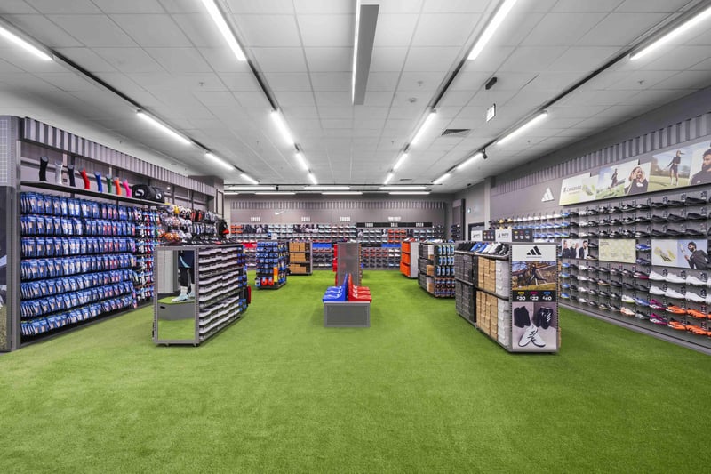 The Sports Direct department inside the new Frasers store