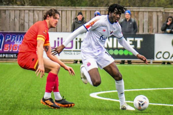 Mo Faal has extended his loan spell with AFC Fylde Picture: Steve McLellan