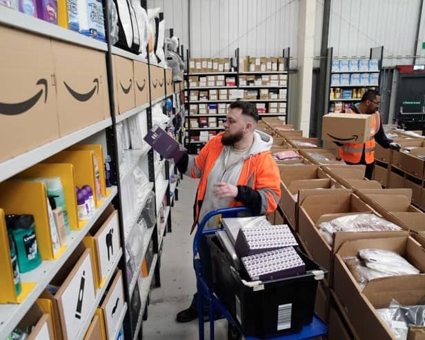 Amazon collaborating with customers and household brands to donate hygiene products to families in need via The Multibank charity.