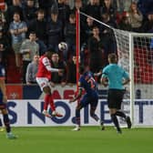 Chiedozie Ogbene scored the first of Rotherham's three goals