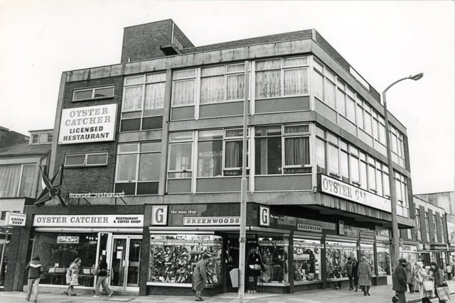 The Oyster Catcher in 1981, also Greenwood's menswear