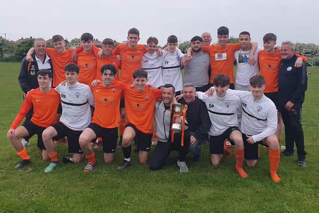 Poulton Town Under-18s did the league and cup double