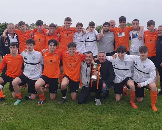 Poulton Town Under-18s did the league and cup double