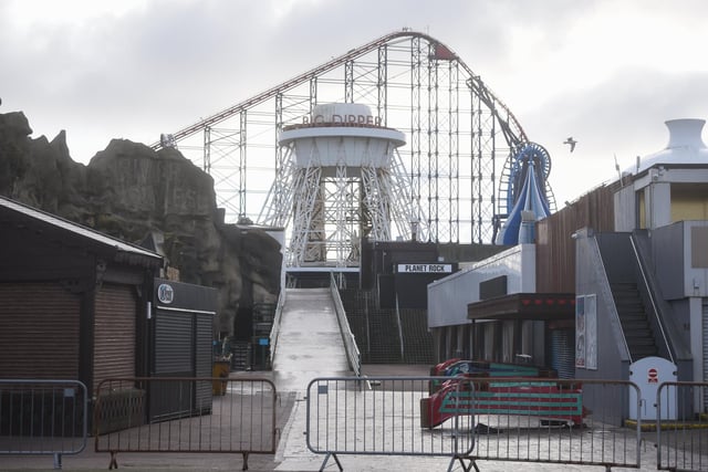 The Big Dipper is being refurbished for its 100th anniversary at Blackpool Pleasure Beach