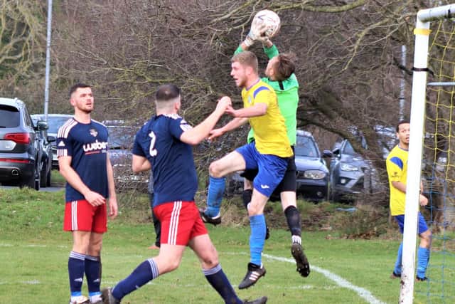Sunday Alliance action between AFC Lytham and Carleton Athletic  Picture: Karen Tebbutt