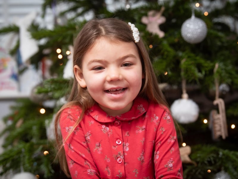 Christmas at home with 4-year-old Mabel Gregson and mum and dad Chris and Cheryl.
