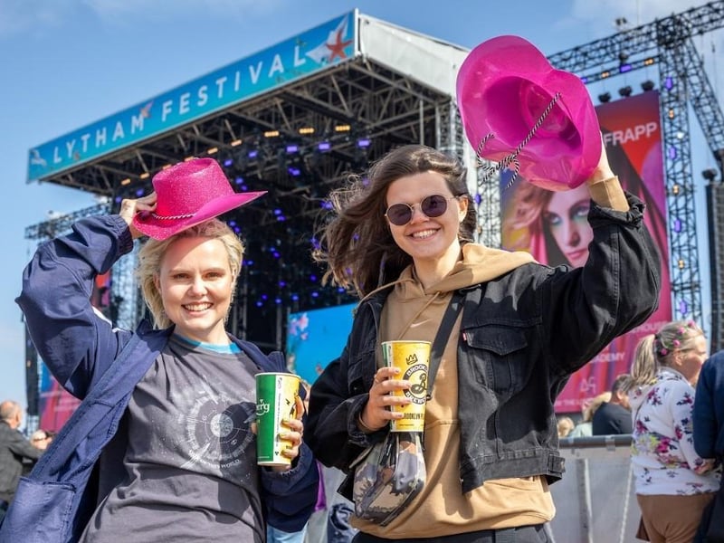 Saturday night at Lytham Festival: the crowds were having a great time