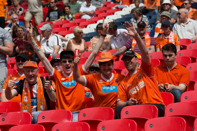 Gallery: 43 photos of Blackpool fans backing their team at Wembley on ...