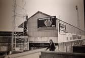 A scene from the west end of the ground in the 1980s