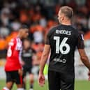 Jordan Rhodes made his Blackpool debut in the defeat to Lincoln City (Photographer Alex Dodd/CameraSport)