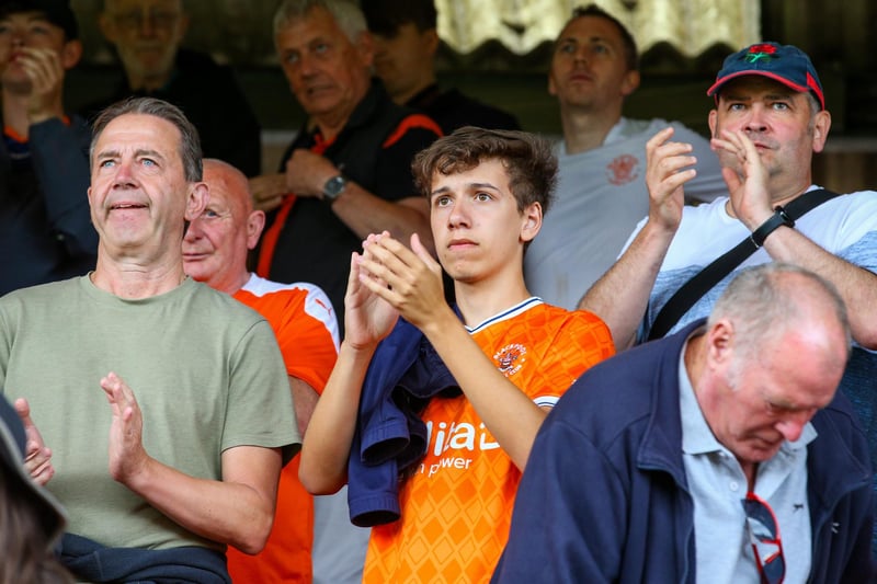 Seasiders supporters made the trip to the Mornflake Stadium for the pre-season game against Crewe.