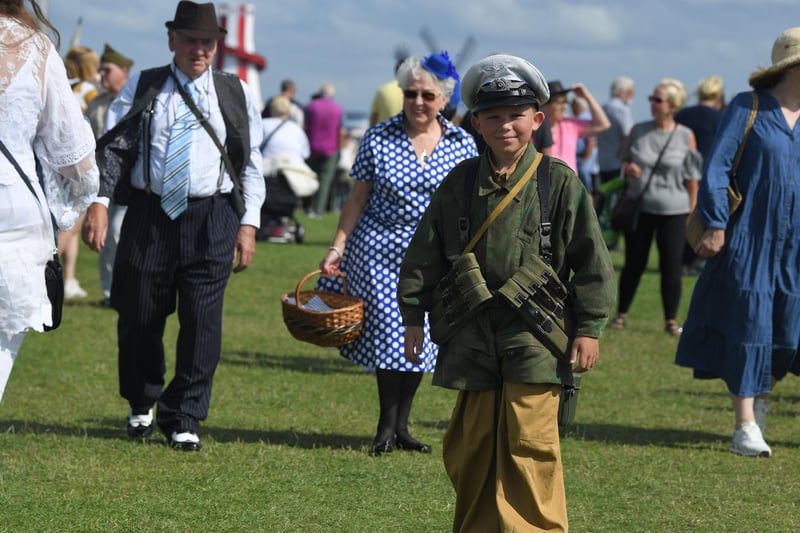 A very young soldier!