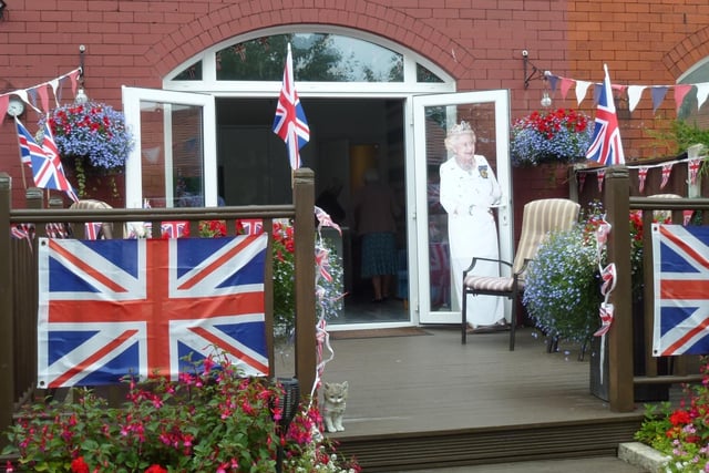 Queen’s Jubilee Themed Garden winner was Christine Varney of Hornby Rd