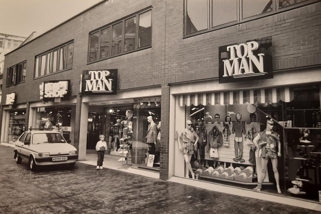 Every teen's favourite Top Shop and Top Man, 1987