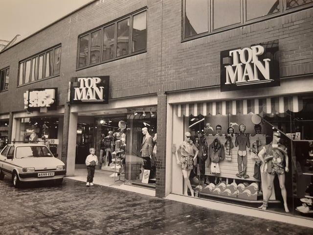 Every teen's favourite Top Shop and Top Man, 1987