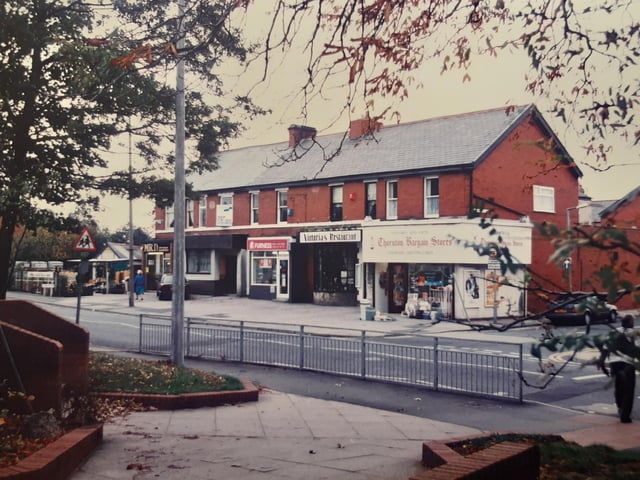 A view of Thornton shops in Victoria Road East, 1995