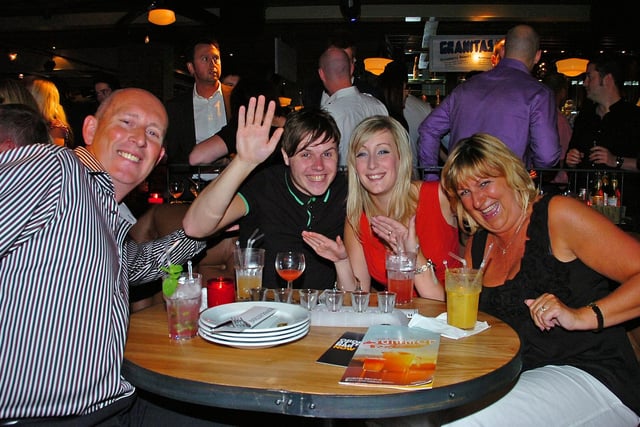 Friends enjoying a night out at Revolution in Market Street