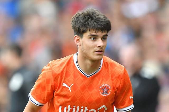 Apter has yet to feature for Blackpool this season despite some impressive performances in pre-season