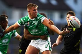 Harry Rushton appeared for Ireland at the Rugby League World Cup (Photo by Michael Steele/Getty Images)