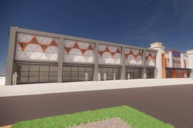 Artist's impression of the Odeon Cinema if it is converted into a family entertainment centre