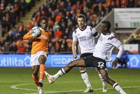 Karamoko Dembele made his first league start against Derby County