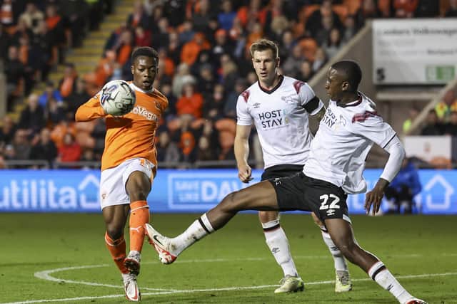 Karamoko Dembele made his first league start against Derby County