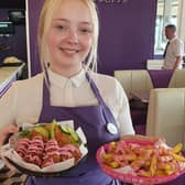 Barbie-sauce is ranch dressing mixed with dragonfruit and is available at Viva Vegas Diner in Blackpool.