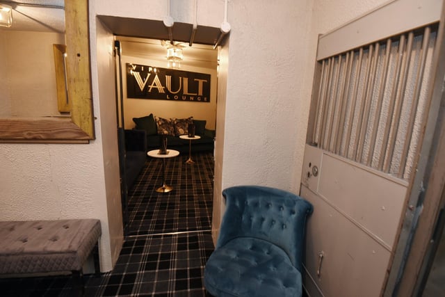 The original vault can be hired as a VIP area.