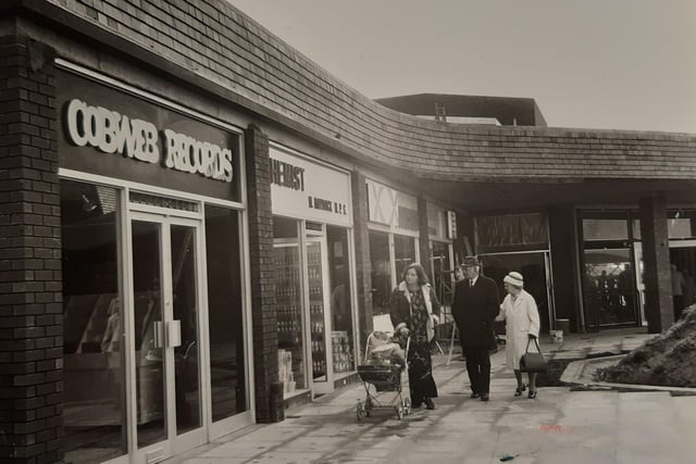 Remember Cobweb Records? This was in 1974 when the finishing touches were being made to the new centre