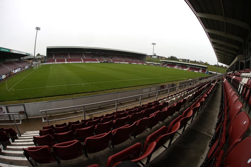 Northampton Town have an average home attendance of 6,845.