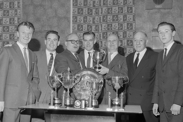 Bowling Club presentation in 1963 - do you recognise anyone?