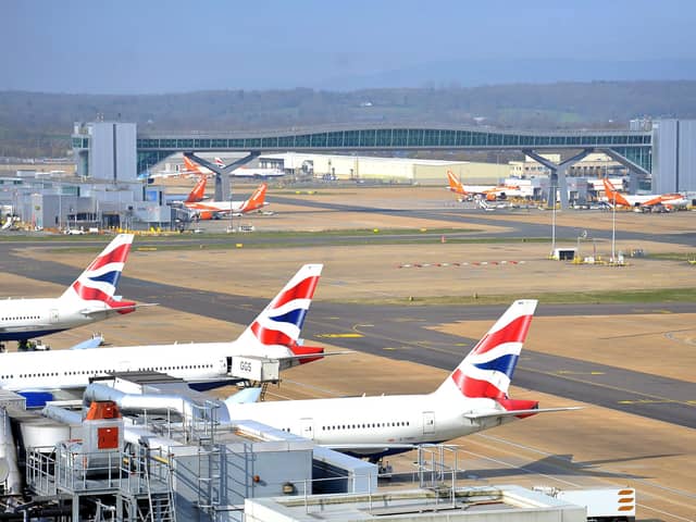 Gatwick Airport. 
Pic S Robards SR2203283
