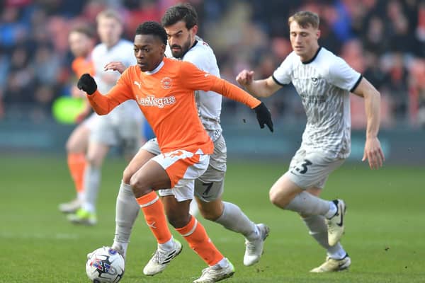 Karamoko Dembele has starred for Blackpool this season and picked up three prizes during the club's end-of-season awards in midweek Picture: Dave Howarth/CameraSport